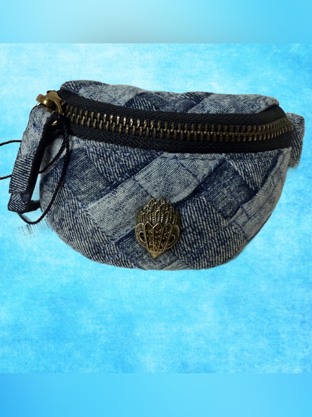 Kurt Geiger Denim-Style Wristband in Denim NWT
